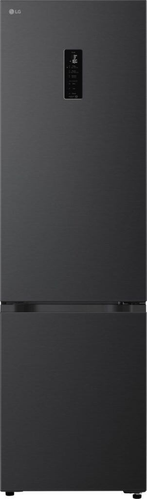 LG GBBS727AEV Kühl-Gefrierkombination No Frost 375 L, Energieklasse A, freistehend oder vollintegrierbar, Schwarz