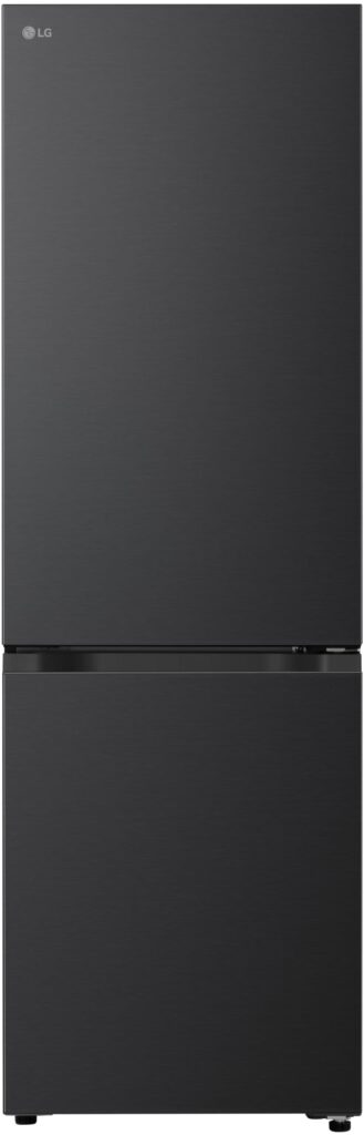 LG GBBS312BEV Kühl-Gefrierkombination freistehend & integrierbar, 333 L, Total No Frost, Energieklasse B, Schwarz