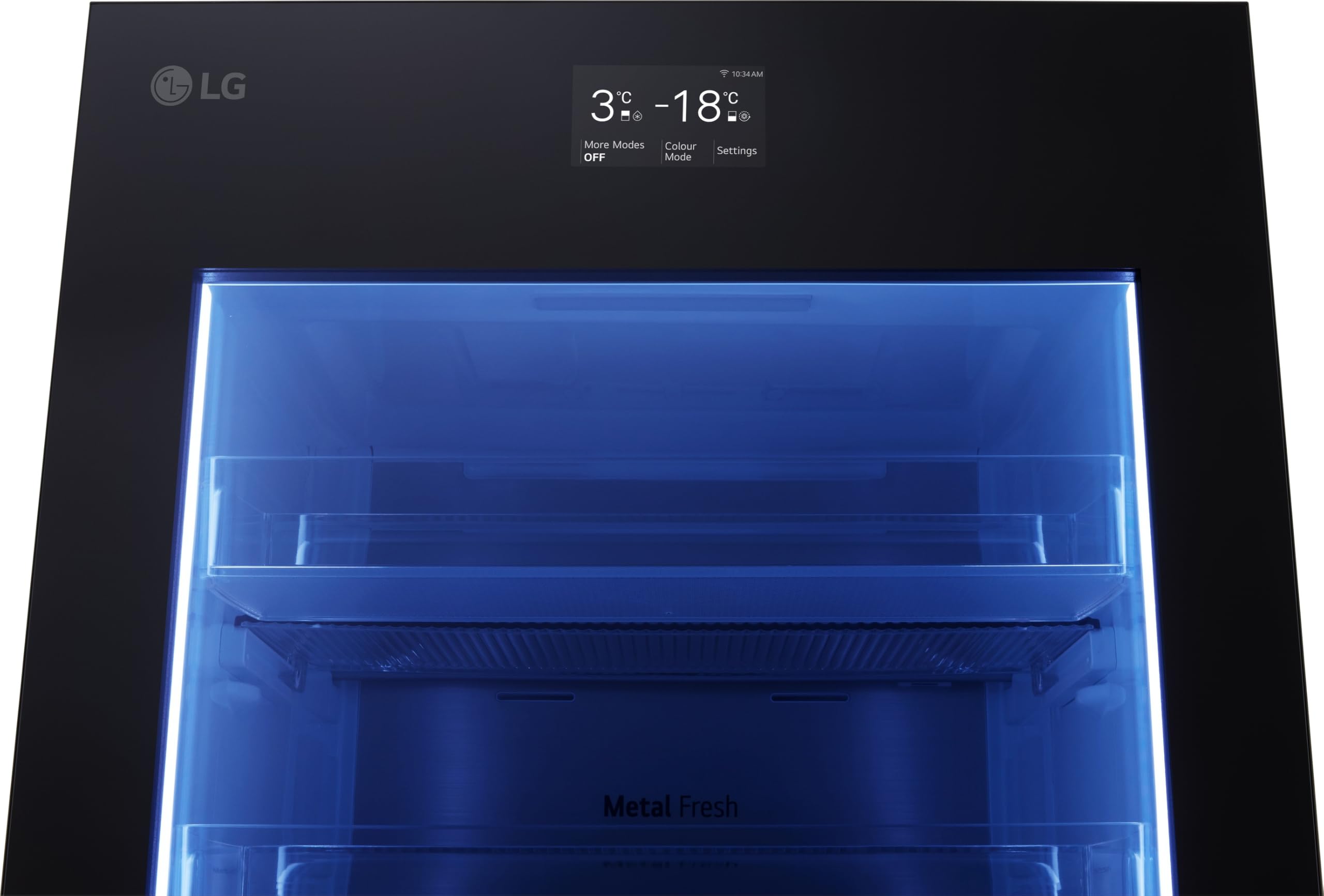 LG GBG7190CEV Kühl-Gefrierkombination 349 L mit InstaView, Total No Frost, Touch-Display, Energieklasse C, Essence Black Steel - Image 13