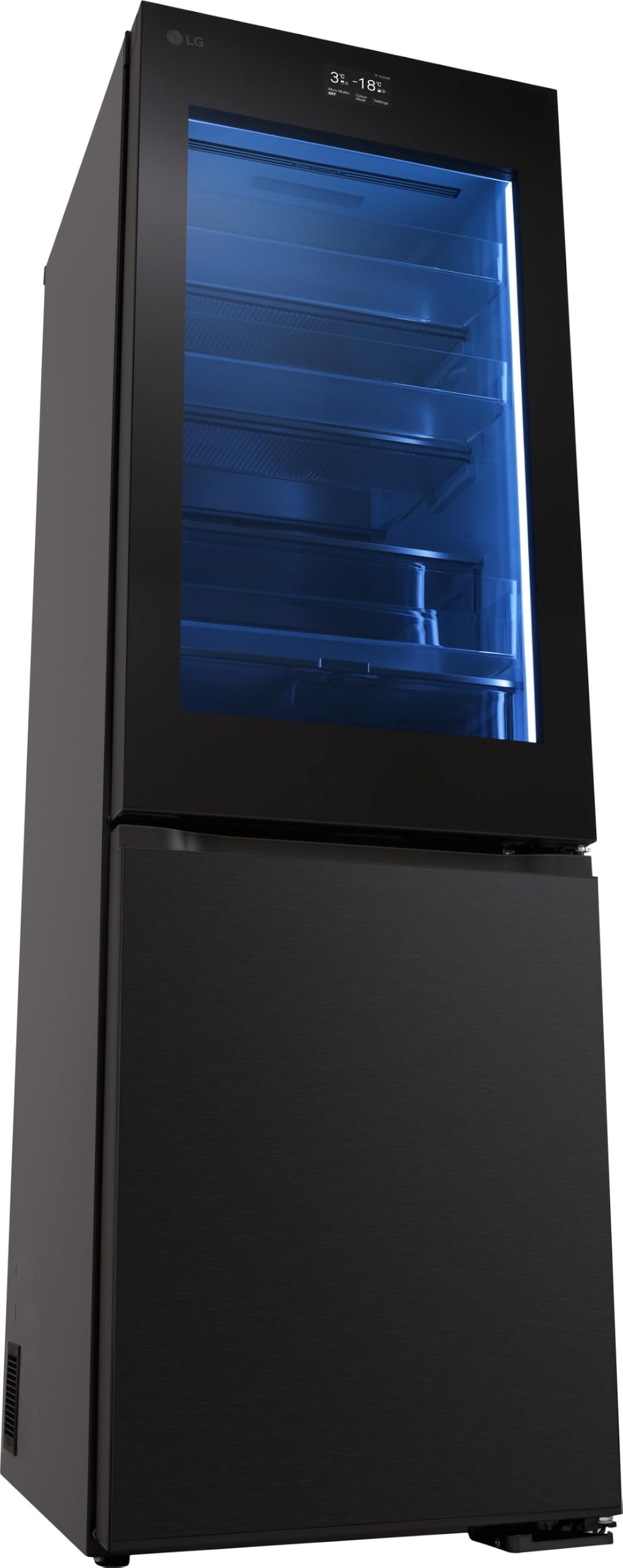 LG GBG7190CEV Kühl-Gefrierkombination 349 L mit InstaView, Total No Frost, Touch-Display, Energieklasse C, Essence Black Steel - Image 10
