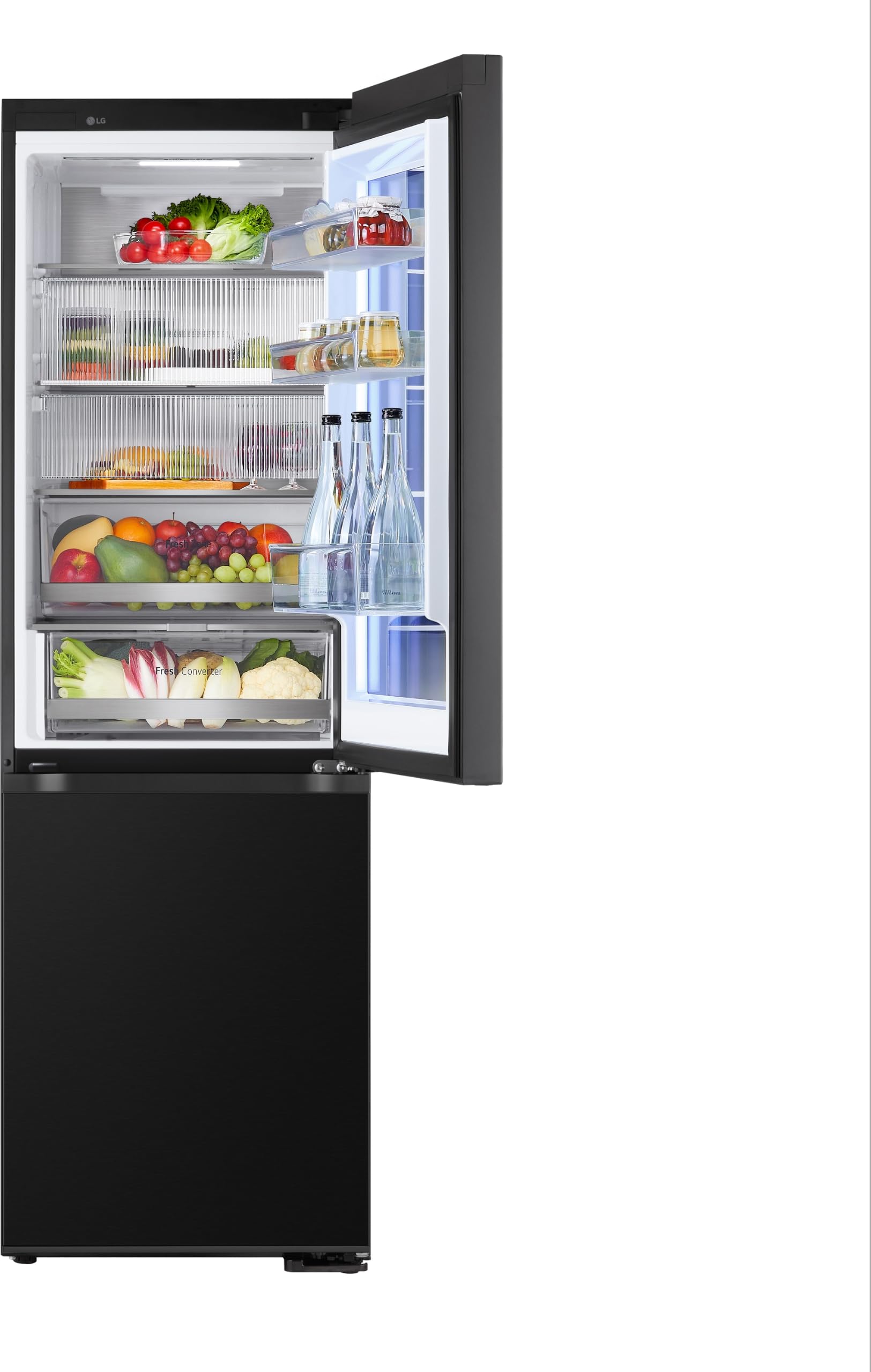 LG GBG7190CEV Kühl-Gefrierkombination 349 L mit InstaView, Total No Frost, Touch-Display, Energieklasse C, Essence Black Steel - Image 7