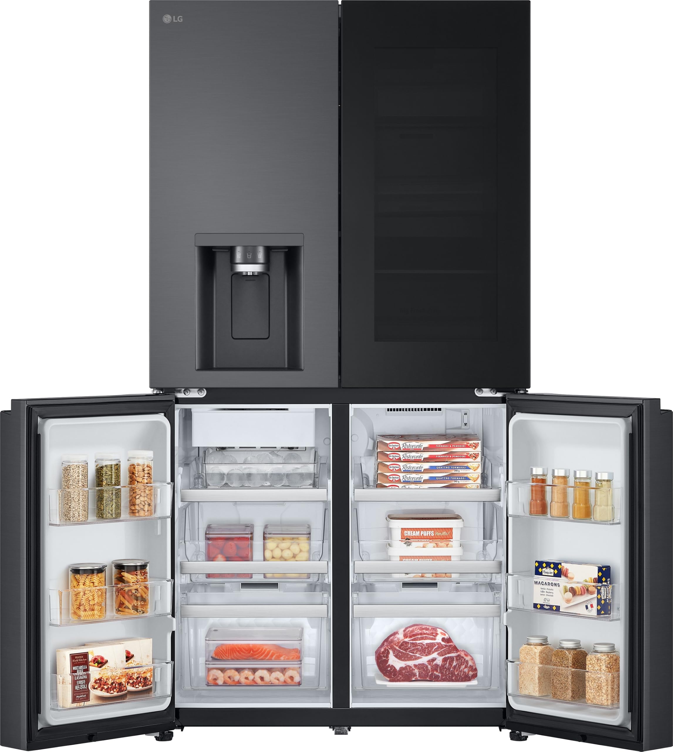 LG French-Door Kühlschrank GMG960EVEE, 638 L Kühl-Gefrierkombination No Frost mit InstaView, Craft Ice & Eisspender - Image 10