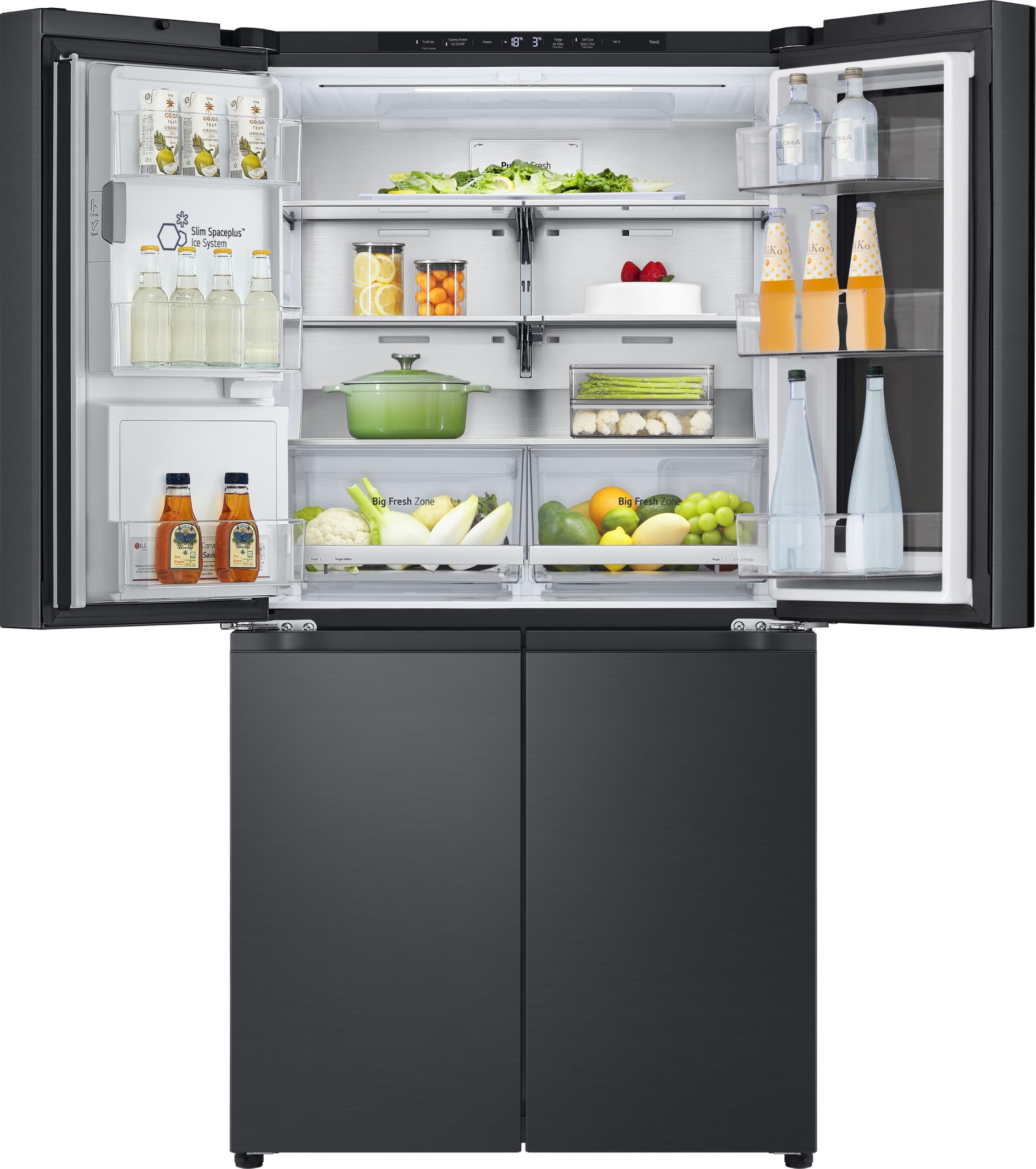 LG French-Door Kühlschrank GMG960EVEE, 638 L Kühl-Gefrierkombination No Frost mit InstaView, Craft Ice & Eisspender - Image 9