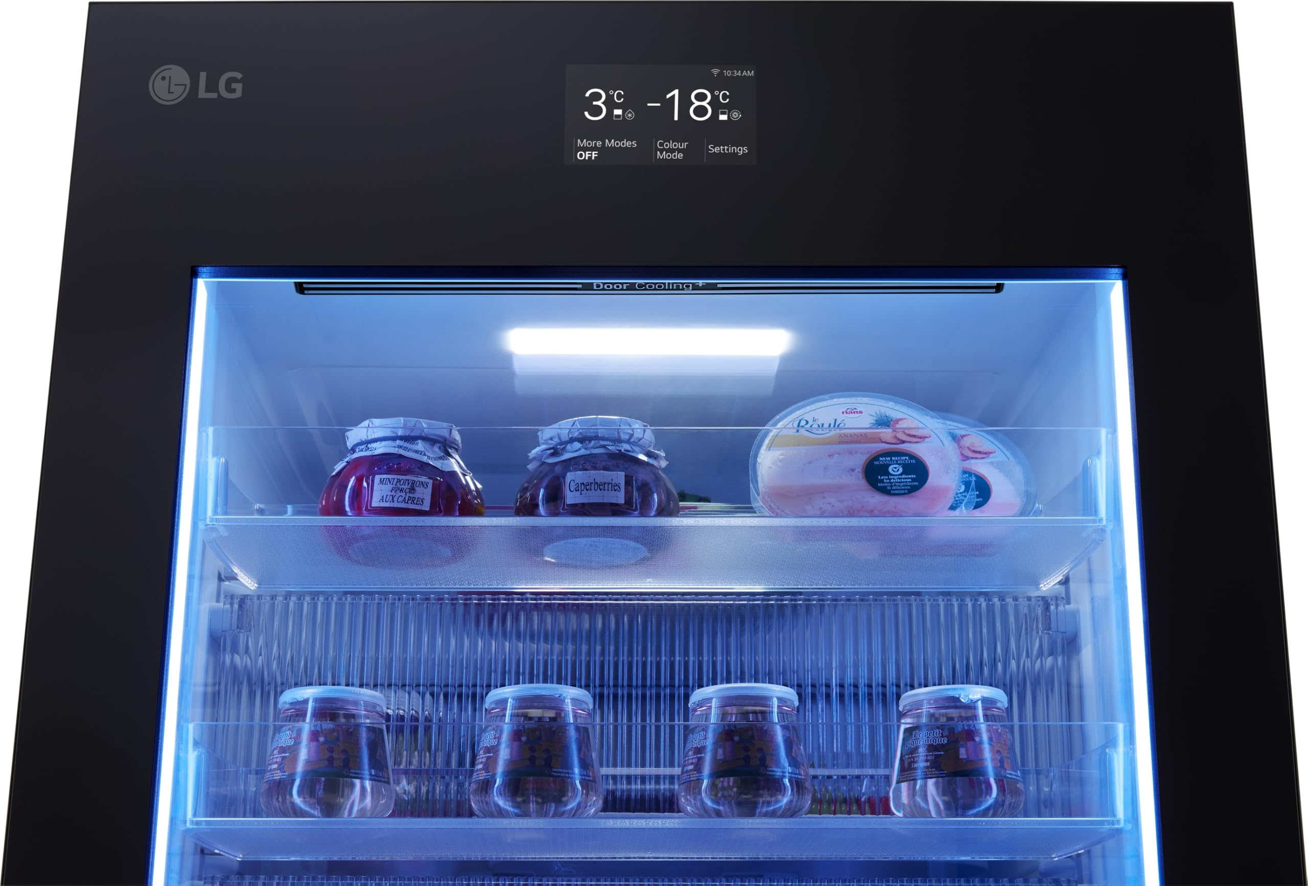 LG GBG7190CEV Kühl-Gefrierkombination 349 L mit InstaView, Total No Frost, Touch-Display, Energieklasse C, Essence Black Steel - Image 14